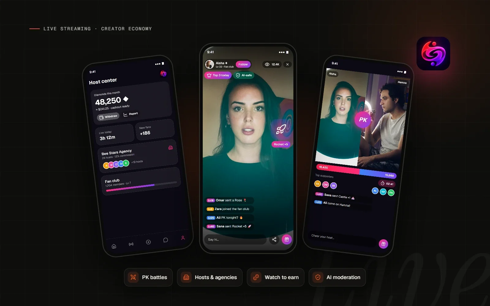 Bee Live product mockup
