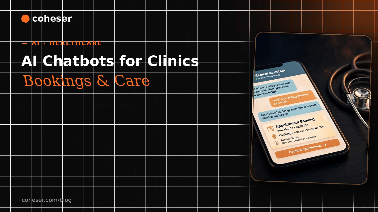 AI Chatbots for Clinics and Healthcare: Bookings, Reminders and Patient FAQs