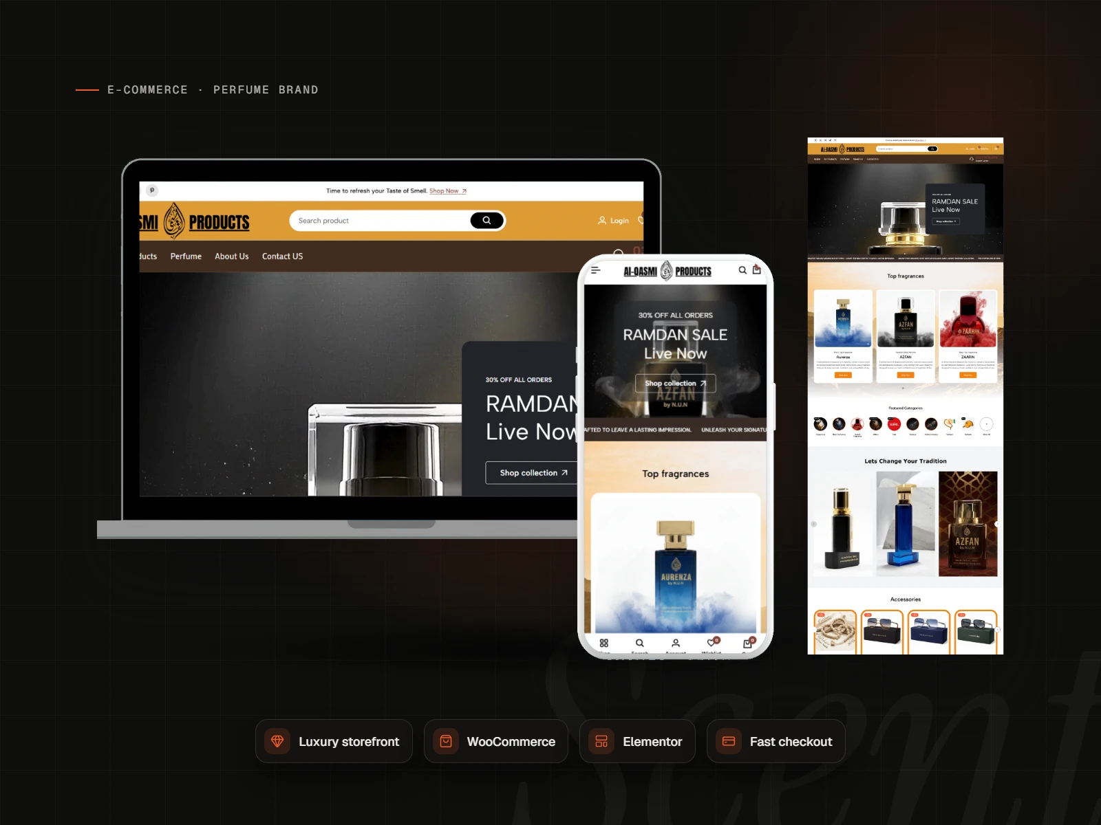 Al Qasmi Products – Perfume Brand eCommerce Store