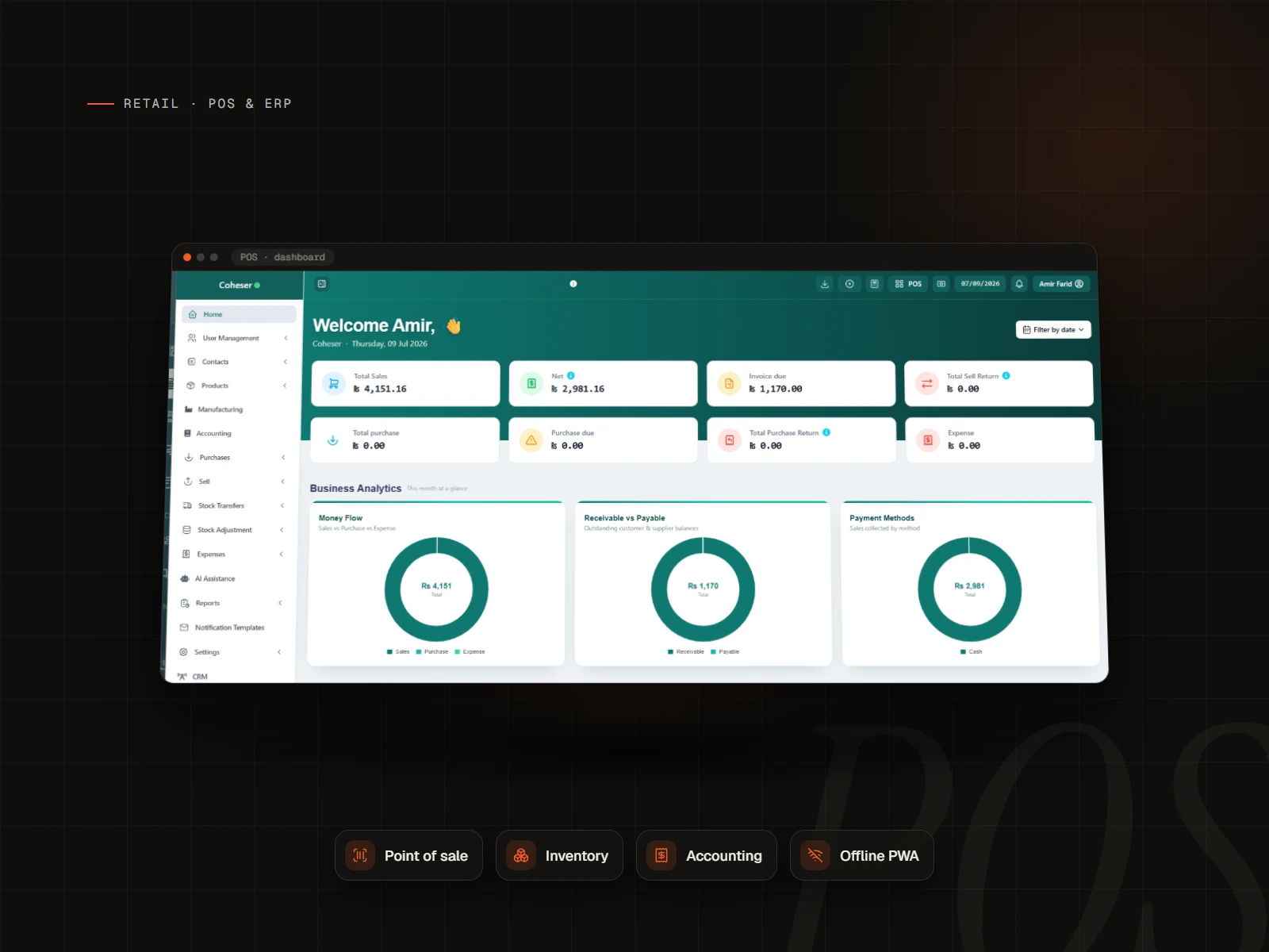 Enterprise POS & Retail ERP System